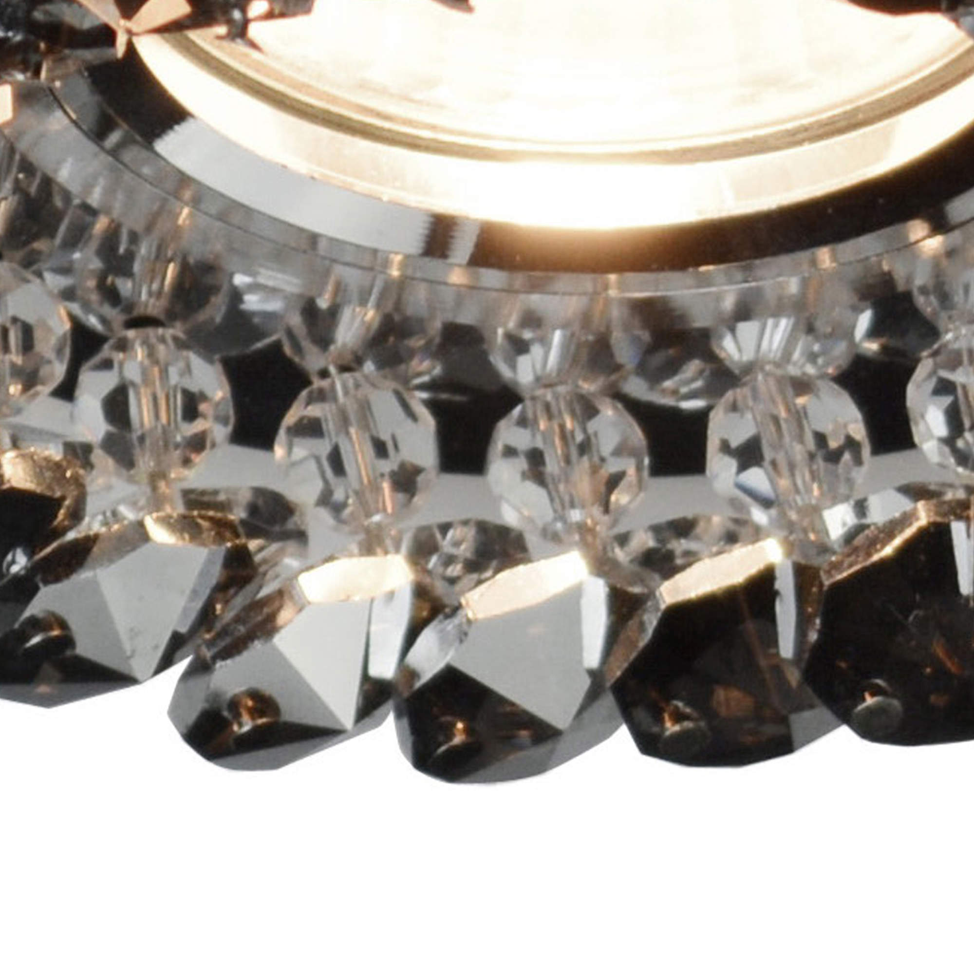 Crystal Downlights Smoked Crystal Ceiling Lights Diyas Recessed Crystal Lights